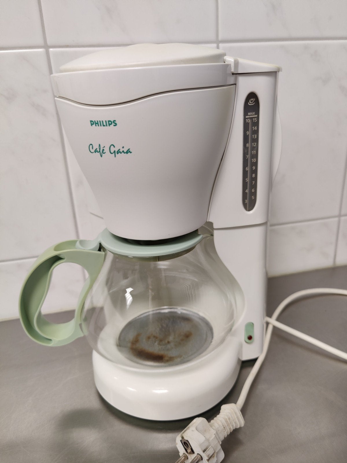Philips Café Gaia HD7500 Koffiezetapparaat, Gebruikt, 10 kopjes of meer, Koffiemachine, Gemalen koffie
