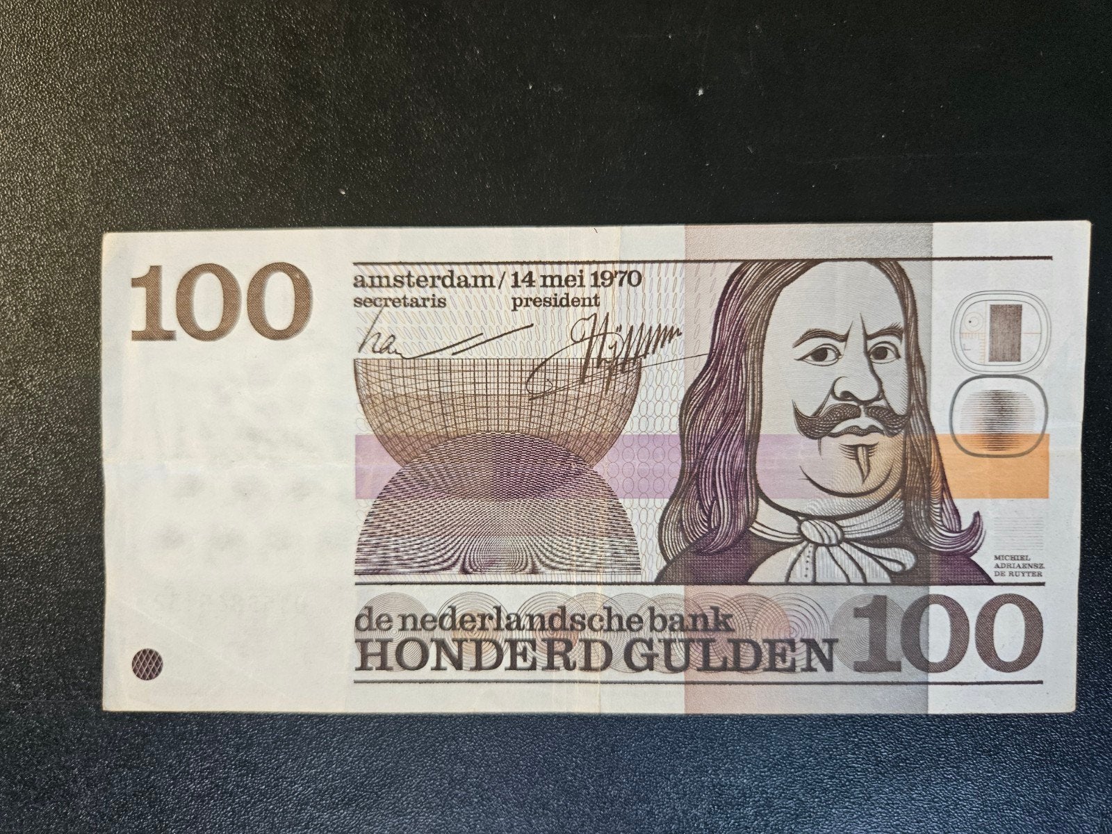 Nederland pick 93a 1970, Postzegels en Munten, Bankbiljetten | Nederland, Verzenden, 100 gulden, Los biljet