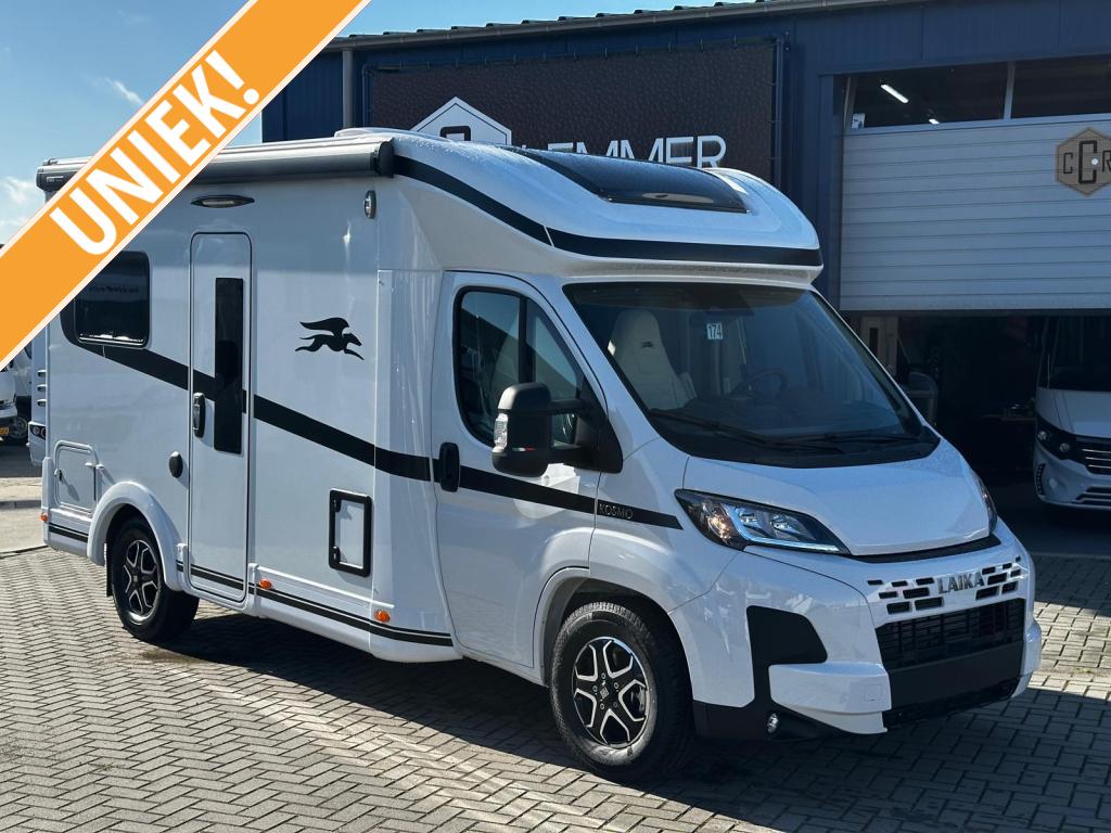 Laika Kosmo L105 is de buscamper te klein? deze 5,99m lang, Caravans en Kamperen, Campers, Automaat, Fiat, Bedrijf, Diesel