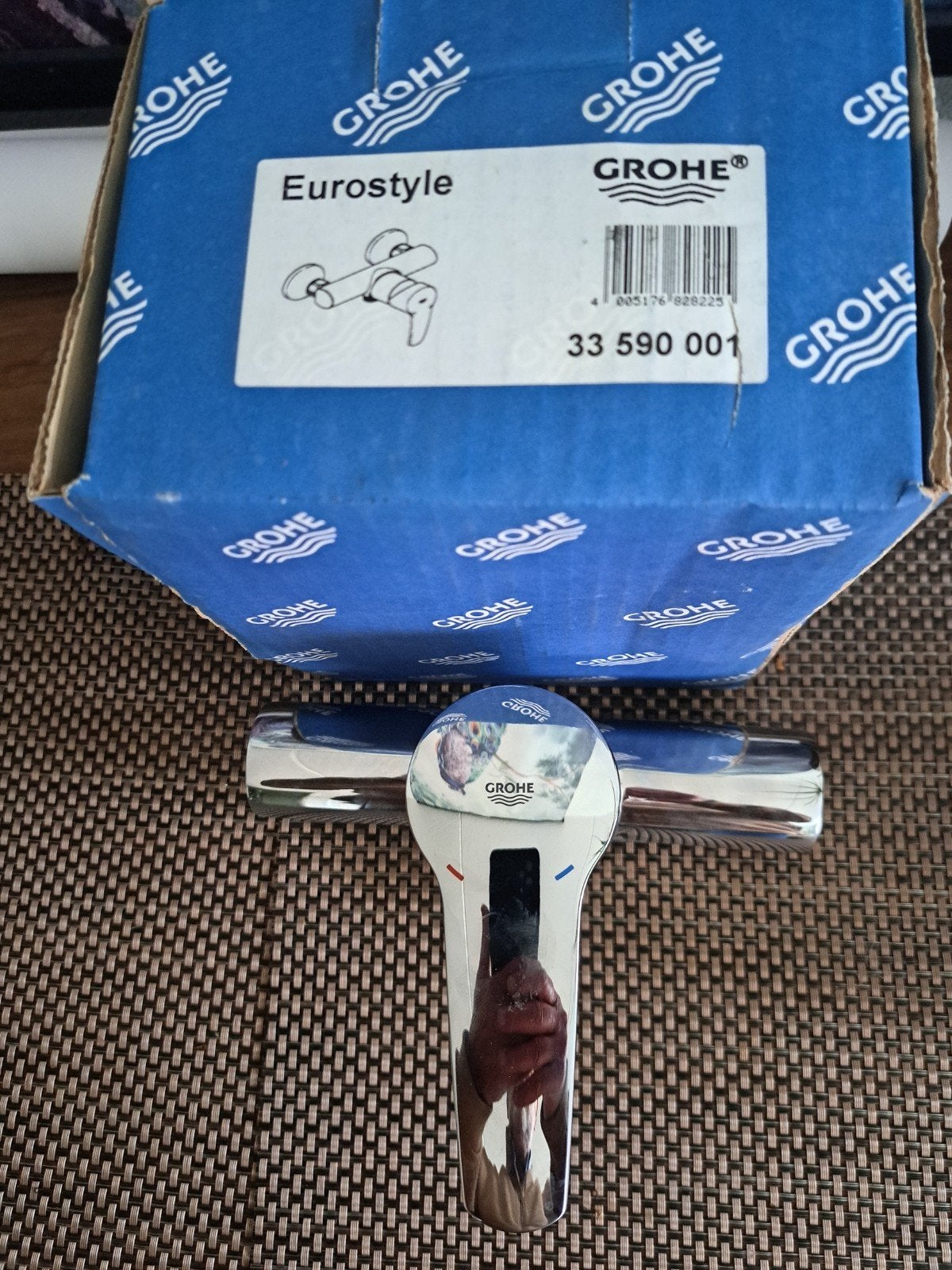 Grohe Eurostyle Douchekraan - Nieuw in doos, Ophalen of Verzenden, Nieuw, Chroom, Douche