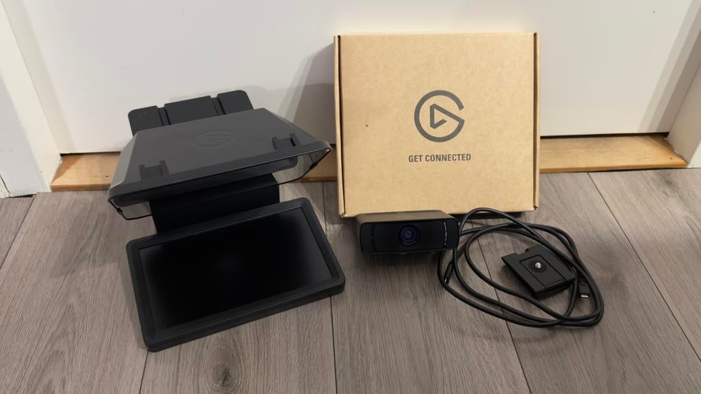 Elgato facecam pro 4K + Elgato promter | nog 1 jaar garantie, Ophalen of Verzenden, Zo goed als nieuw, Bedraad, Android