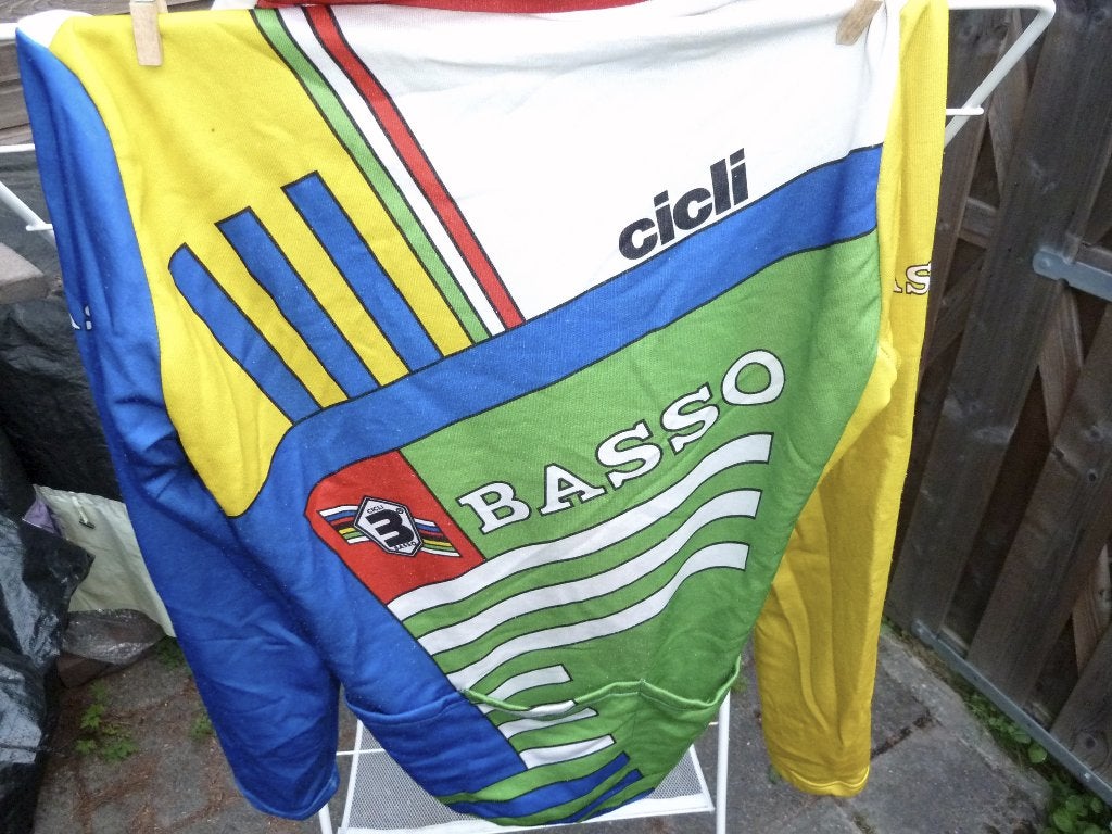 wielren t-shirt iets dikkere polyester BASSO - M (L), Ophalen of Verzenden, Nieuw