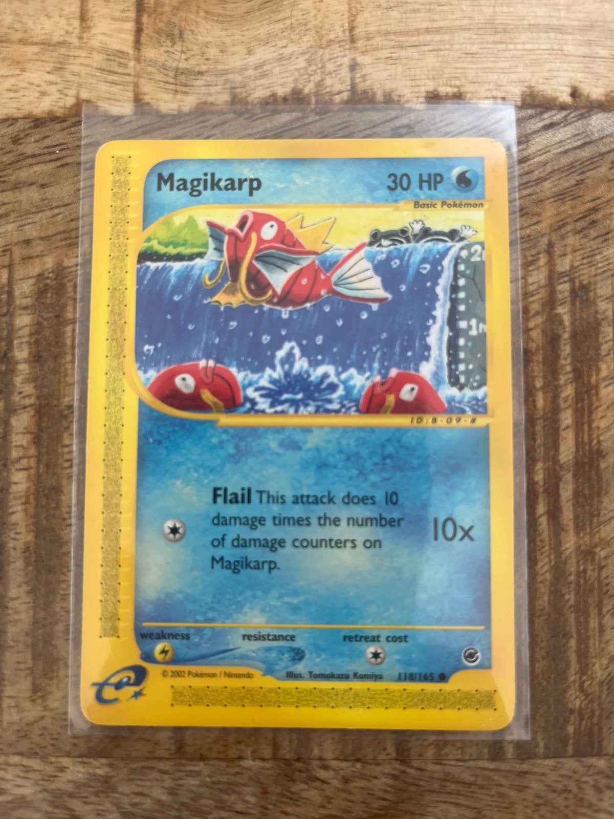 Magikarp 118/165 Expedition Base Set Pokemon Kaart, Ophalen, Gebruikt, Losse kaart