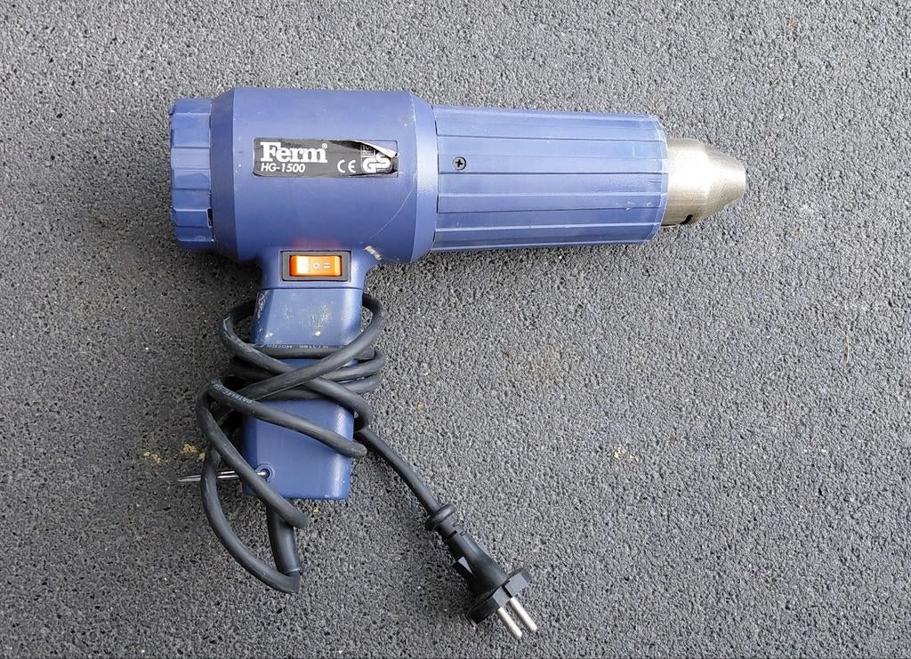 Ferm HG-1500 heteluchtpistool, Ophalen of Verzenden, Gebruikt