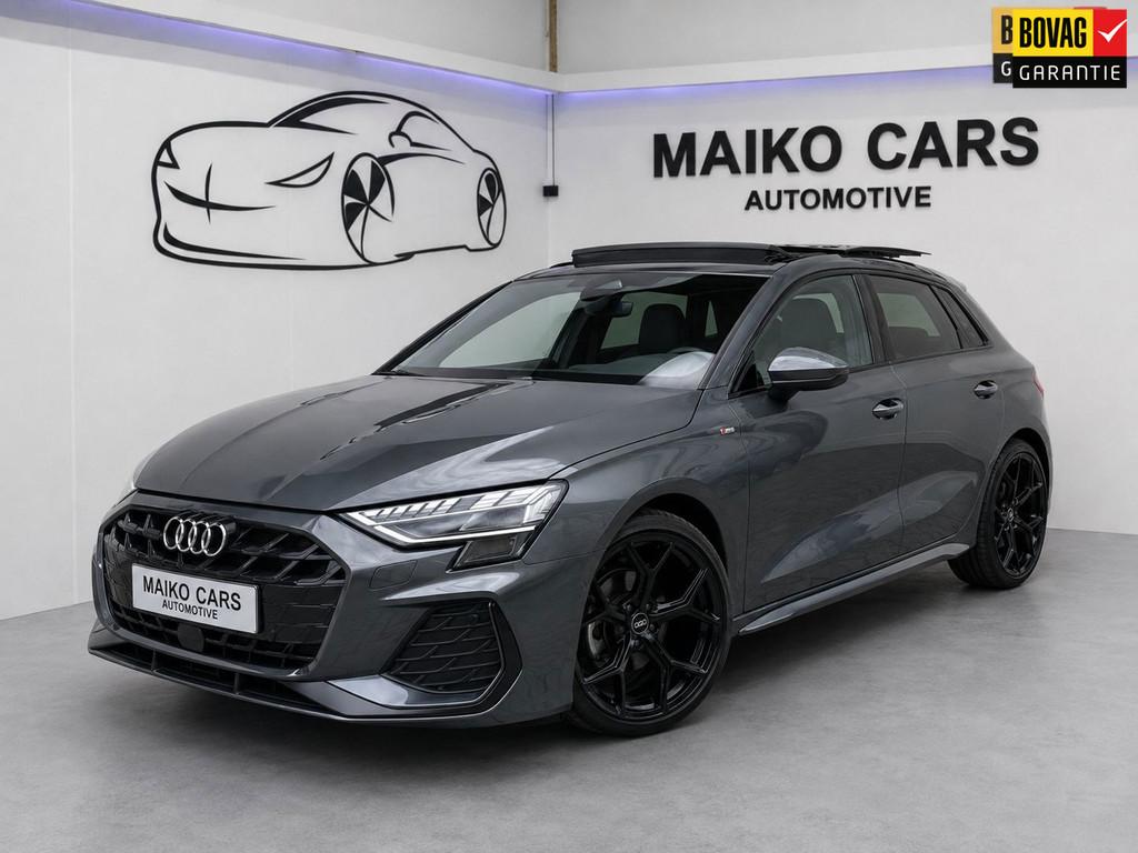 Audi A3 Sportback 35 TFSI S Edition 3x S-LINE |PANO| Matrix, Auto's, Audi, Gebruikt, Zwart, 4 cilinders, 150 pk