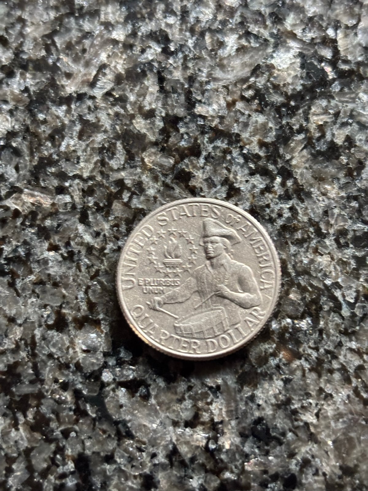 Amerikaanse Quarter Dollar 1776-1976 Bicentennial, Ophalen of Verzenden, Losse munt