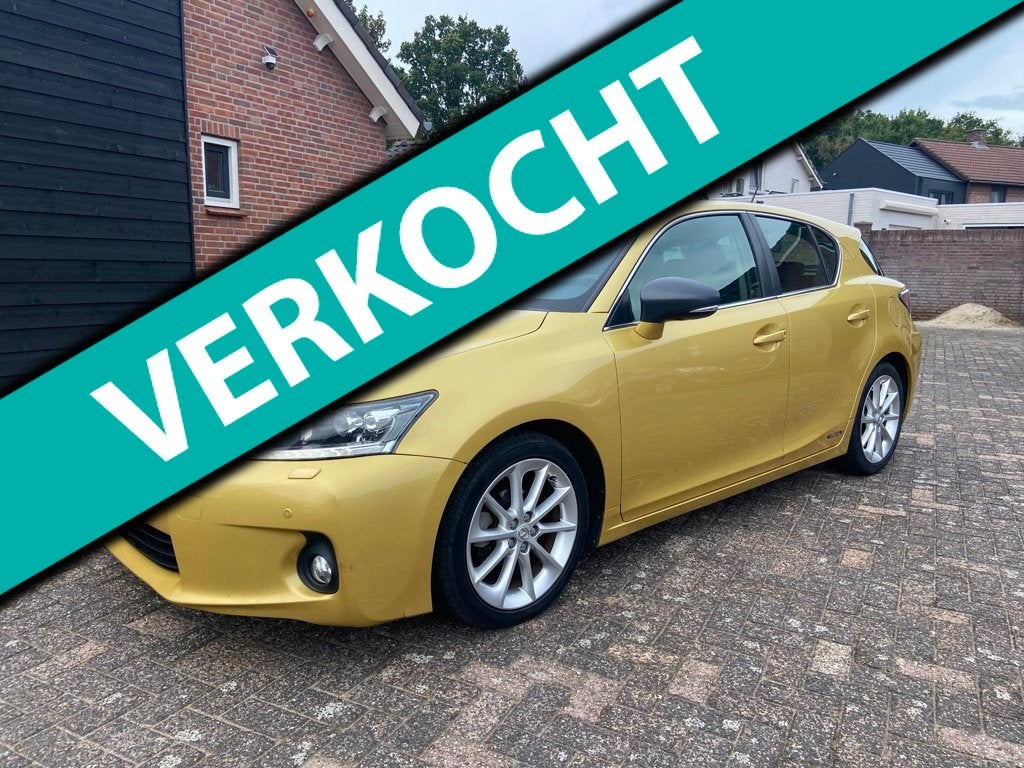 Lexus CT 200h Hybrid leer/navi/keyles/pd/adaptive cruiscontr, Euro 5, Gebruikt, Zwart, 4 cilinders