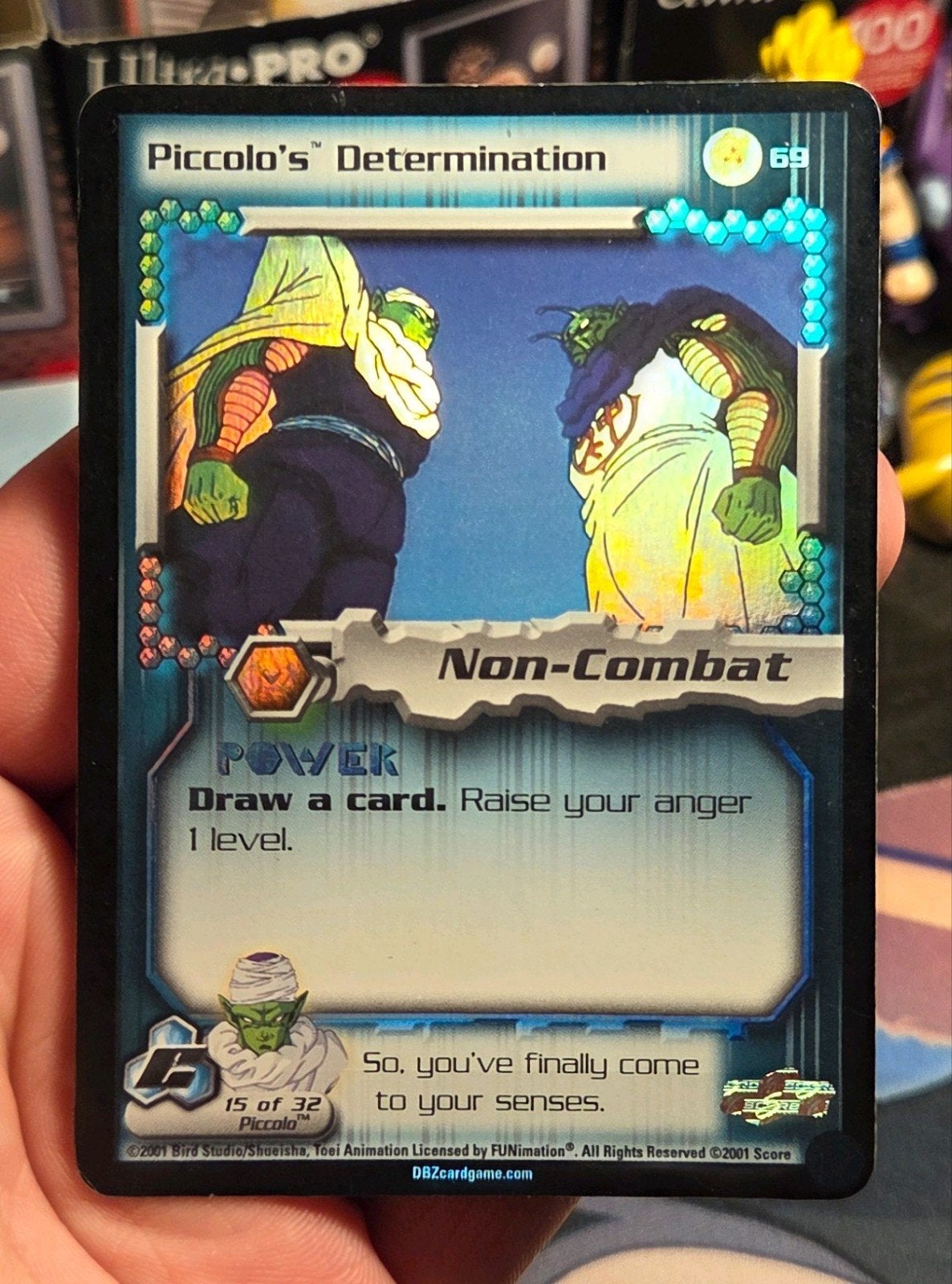 Piccolo's Determination 69 Cell Saga Foil Unlimited - GD, Ophalen of Verzenden, Zo goed als nieuw, Meerdere kaarten, Foil