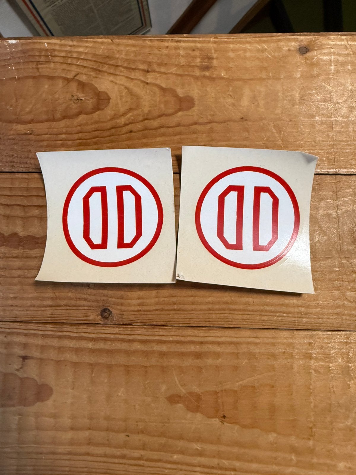 M1 helm decals 31 infanterie divsie ww2, Ophalen of Verzenden, Landmacht, Amerika, Embleem of Badge