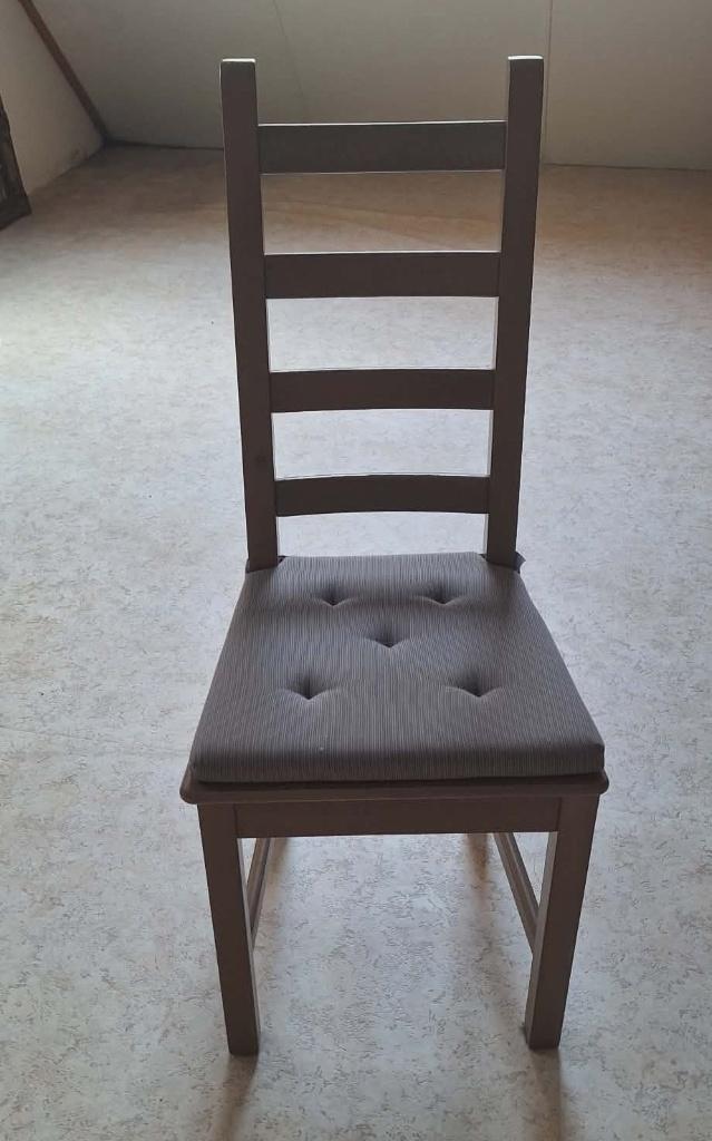 Set van 4 stoelen, Ikea, Huis en Inrichting, Stoelen, Ophalen, Zo goed als nieuw, Grijs, Vier