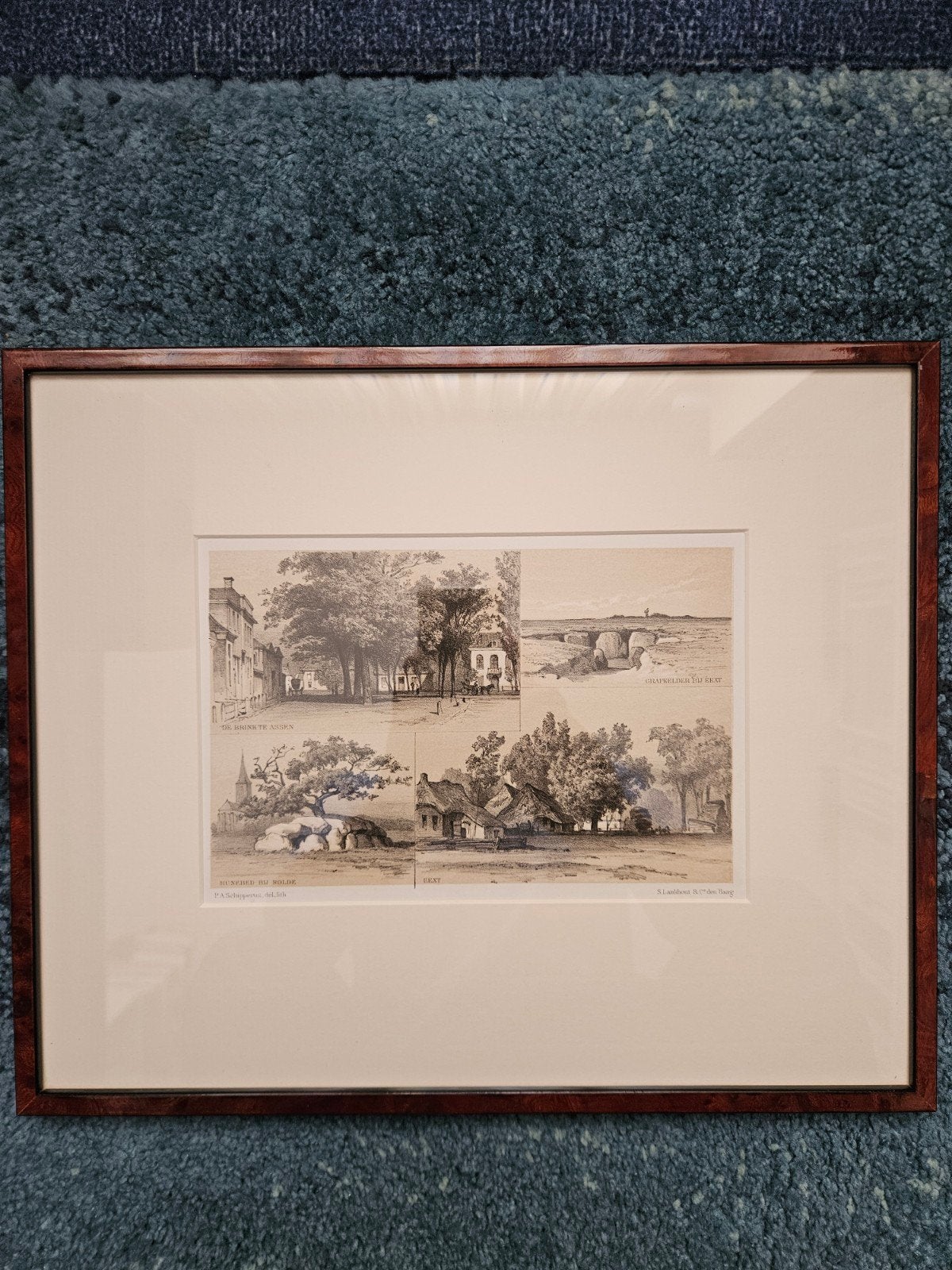 Litho Brink Assen, Eext, Rolde, Grafkelder Eext, Ophalen of Verzenden