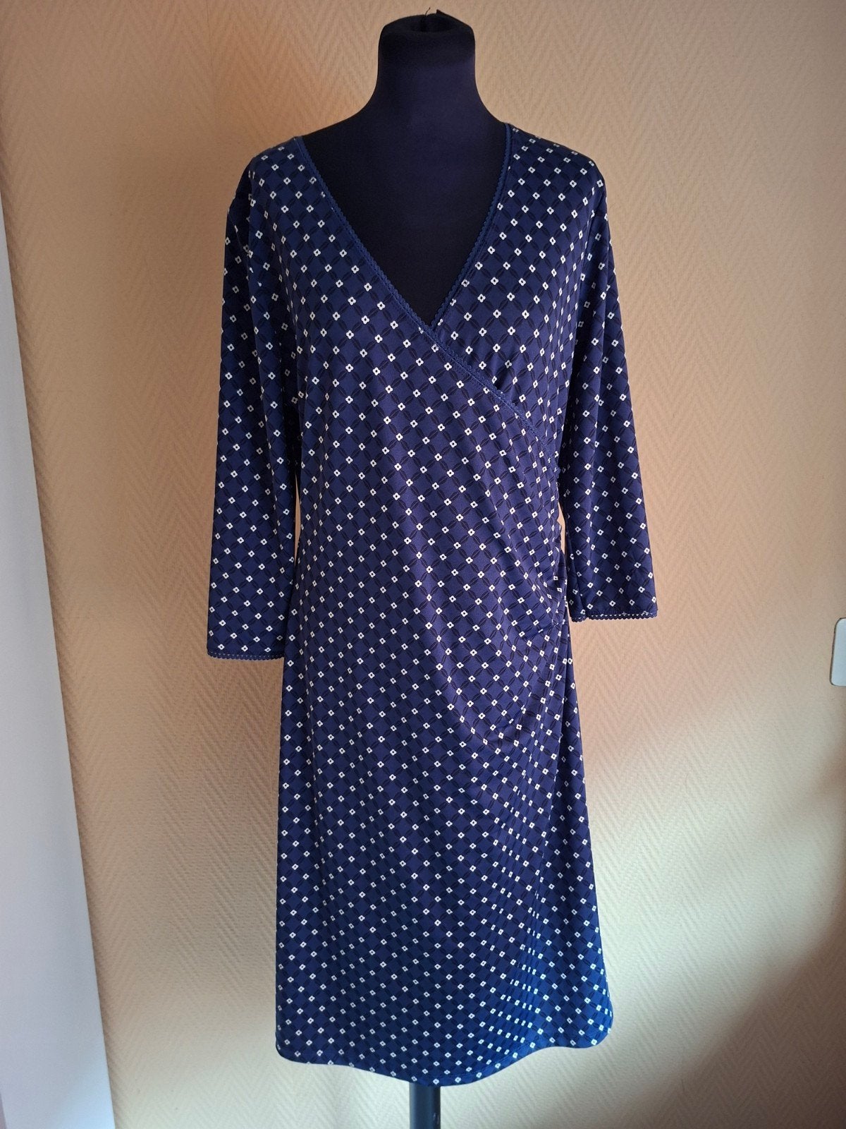 Prachtige King Louie Jurkje - Maat L, Kleding | Dames, Maat 38/40 (M), Blauw, Ophalen of Verzenden, Zo goed als nieuw