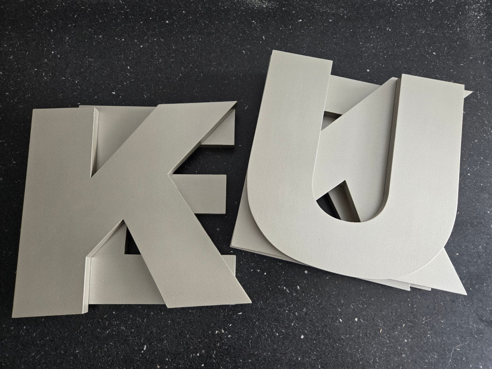 Houten letters RVS metallic kleur, 25x25cm per letter, Hout, Gebruikt, Ophalen of Verzenden, Industrieel