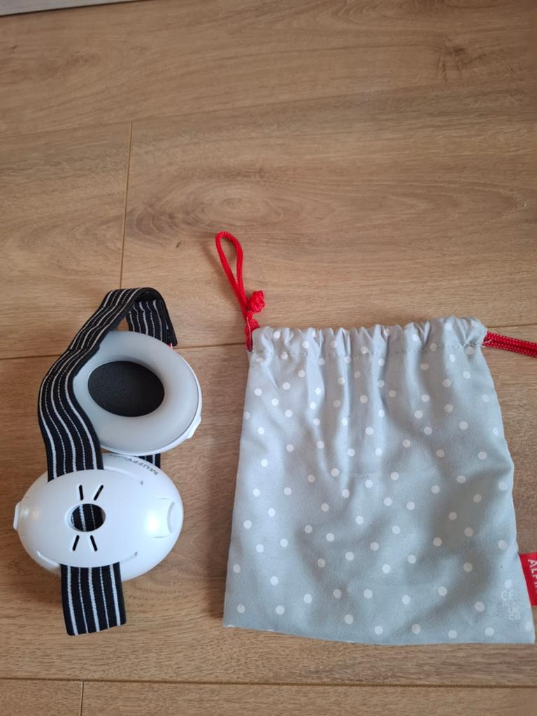 Muffy Baby gehoorbescherming met zachte elastieken band, Ophalen, Zo goed als nieuw