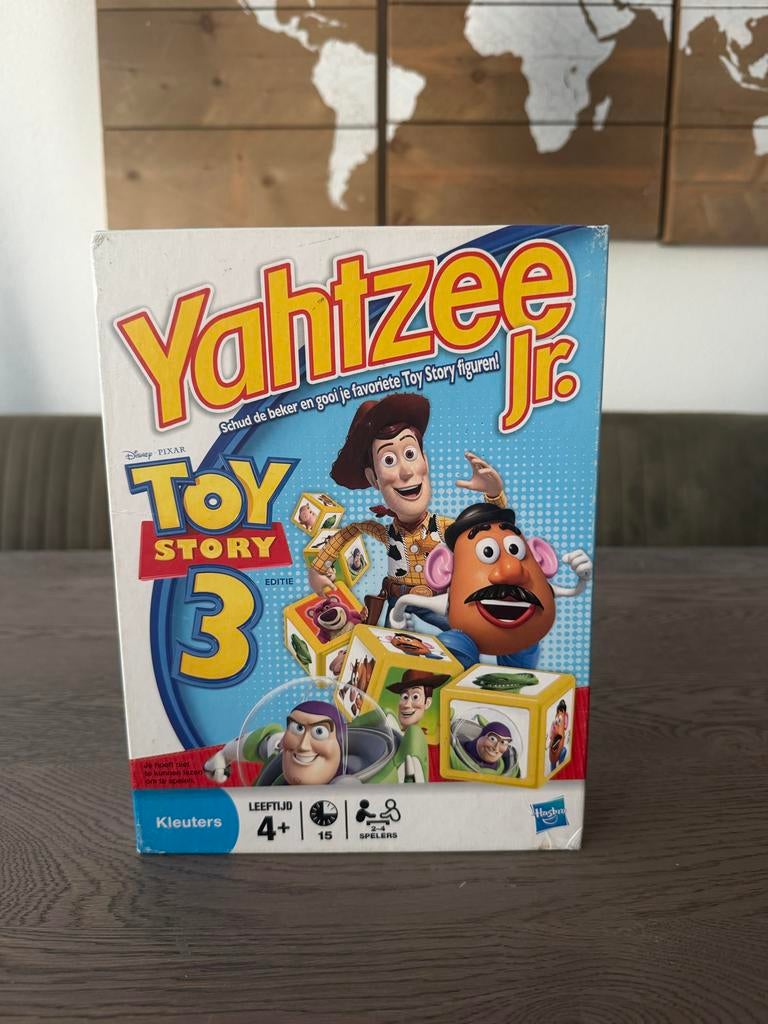 Yahtzee Jr. Toy Story 3 Editie - Disney Pixar dobbelspel, Een of twee spelers, Ophalen of Verzenden, Zo goed als nieuw