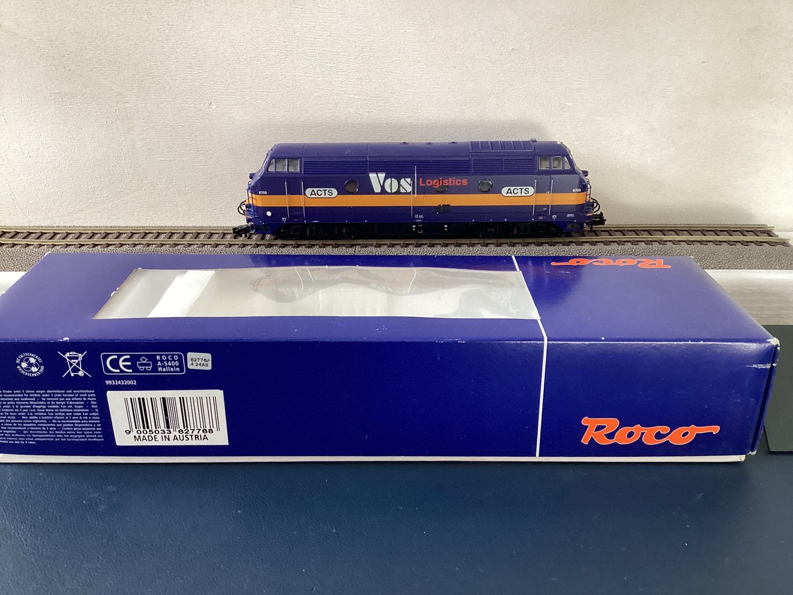 Roco 62776 digitale diesllok ACTS 6705 VOS logistics, Ophalen of Verzenden, Zo goed als nieuw, Roco, Gelijkstroom