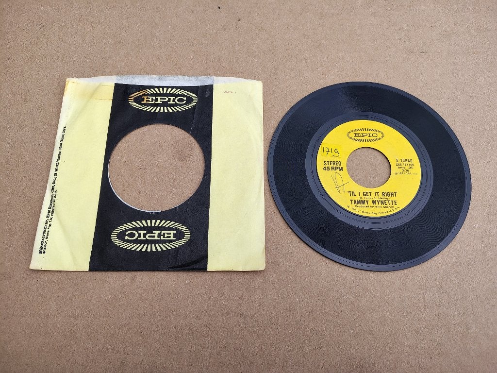 Single: Tammy Wynette - Til I Get It Right (1972) USA, Verzenden, Gebruikt, 7 inch, Pop