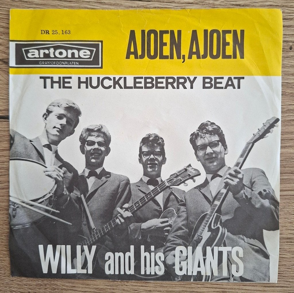 Willy and his Giants single Nederbeat Den Haag Ajoen Ajoen, Cd's en Dvd's, Vinyl Singles, Ophalen of Verzenden, Gebruikt, 7 inch