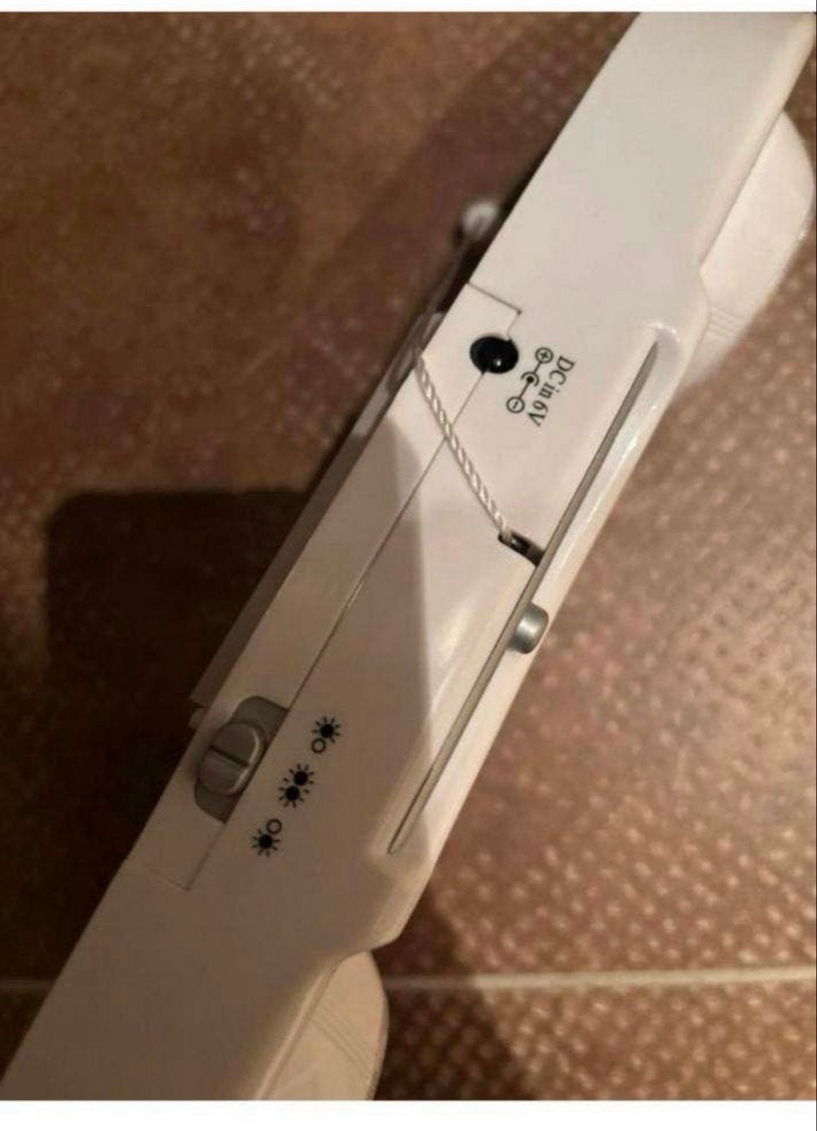 Draagbare LED-lamp op batterijen met 2 spots, Met schakelaar, Wit, Overige merken, Gebruikt