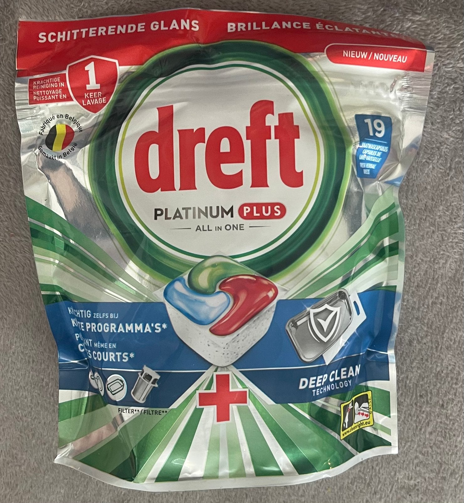 4x19st Dreft Platinum Plus All In One Vaatwastabletten, Ophalen of Verzenden, Schoonmaakmiddel