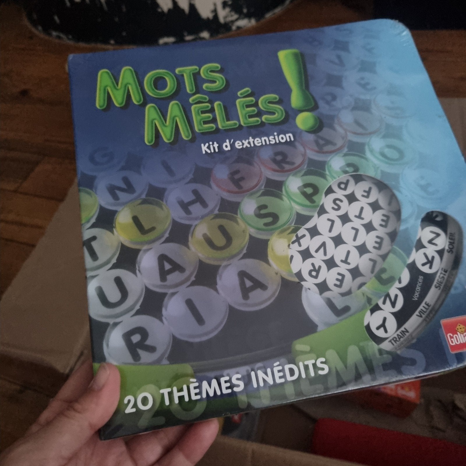 Mots Mêlés! (Woordzoeker) uitbreidingsset Goliath, Hobby en Vrije tijd, Gezelschapsspellen | Bordspellen, Ophalen of Verzenden