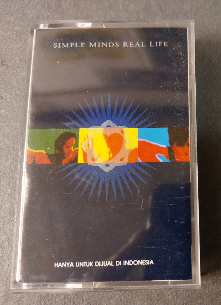 Simple Minds CASSETTE Real Life Indonesie, Simple Minds, Gebruikt, Verzenden, 1 bandje