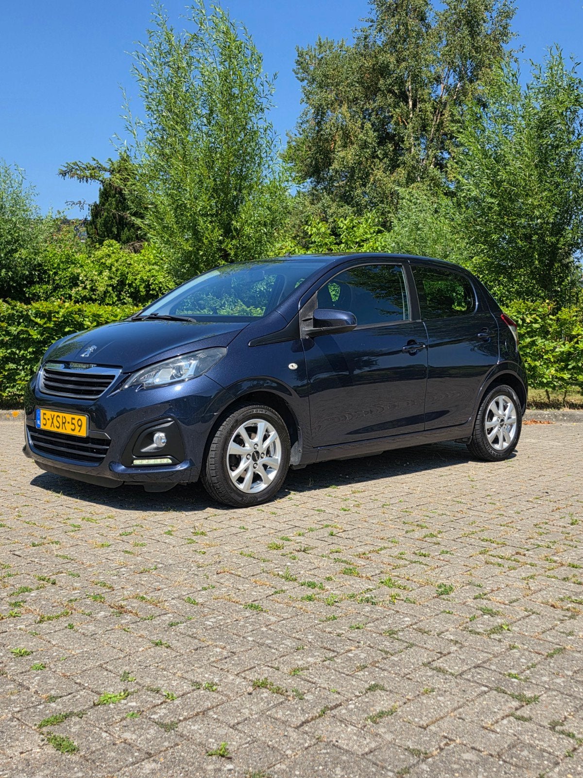 Peugeot 108 1.0 12V E-vti 51KW 5DR 2014 Blauw, Auto's, Peugeot, Voorwielaandrijving, Euro 5, Stof, 31 €/maand