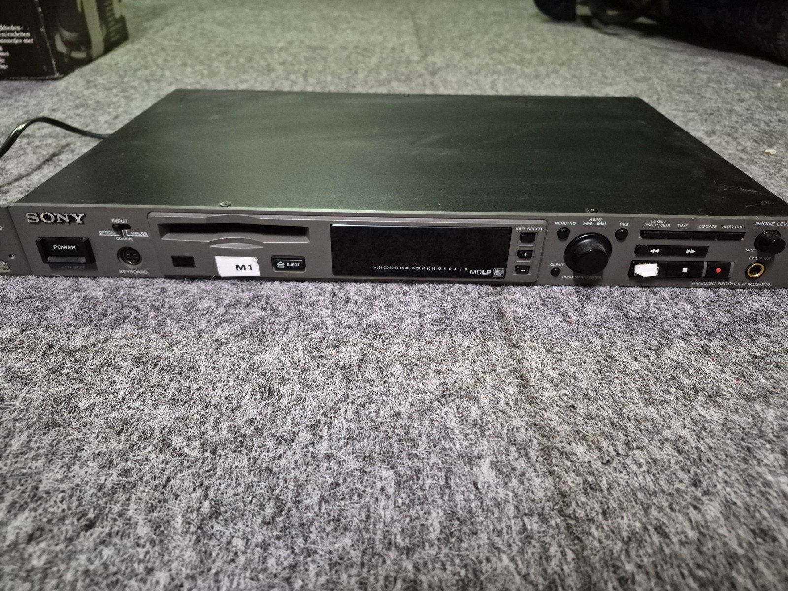 Sony MDS E10 professionele Minidisc-recorder, Ophalen, Minidisc-recorder