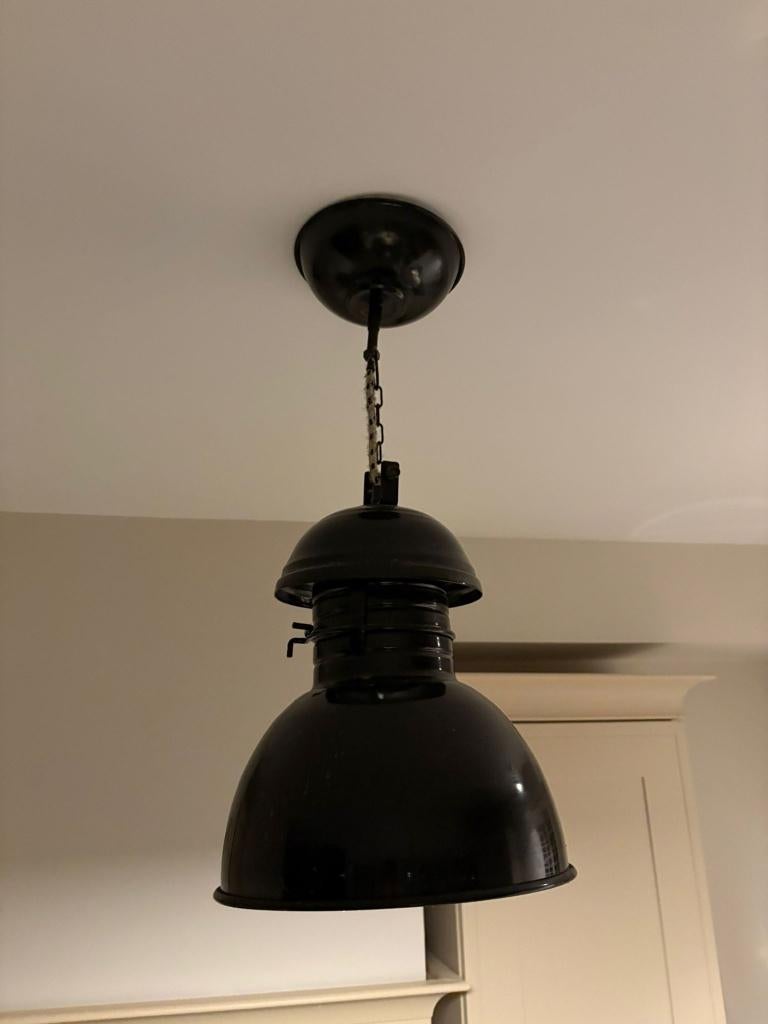 Hanglamp HK LIVING DIAMETER 28 cm, Ophalen, Gebruikt, Metaal, Minder dan 50 cm