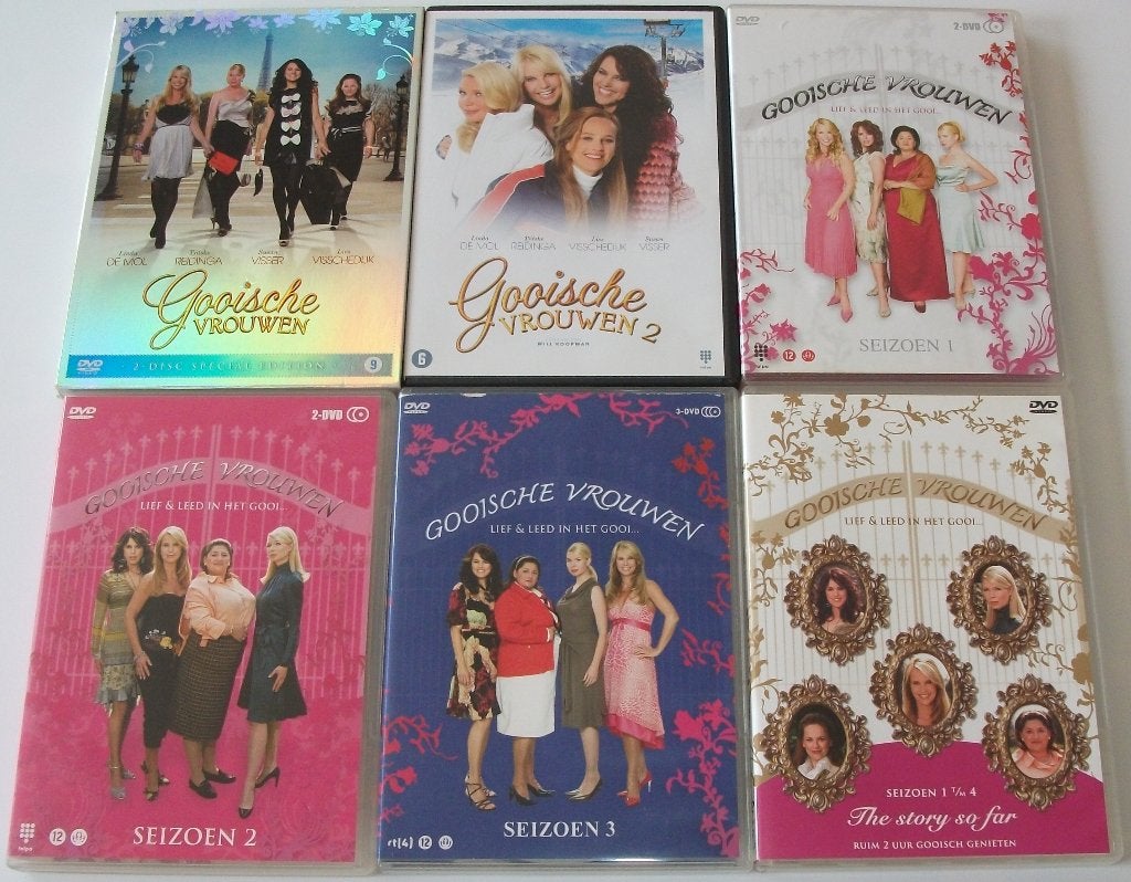 Dvd *** GOOISCHE VROUWEN *** Diverse Seizoenen + Films, Seizoen 1, Ophalen of Verzenden, Zo goed als nieuw, Komedie