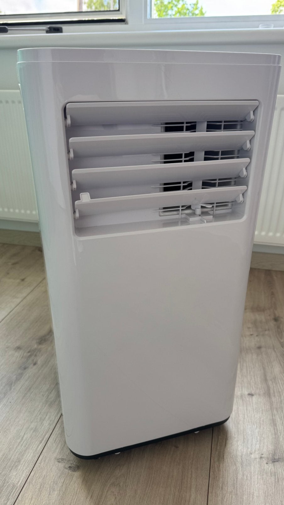 Mobiele Airconditioner Alpina 9000 BTU afstandbd. Afdichting, Ophalen, Minder dan 60 m³, 3 snelheden of meer, Zo goed als nieuw