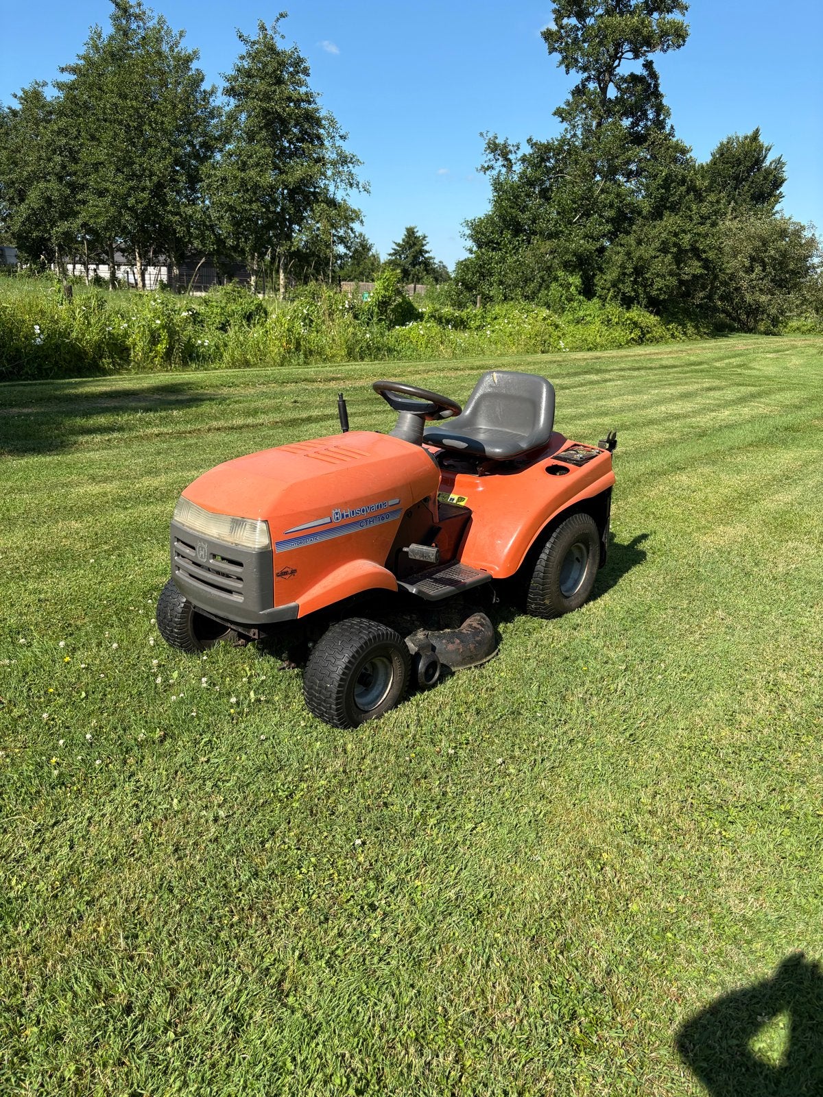 Husqvarna CTH160 en husqvarna CTH130, Ophalen of Verzenden, Gebruikt, Opvangbak, 90 tot 120 cm