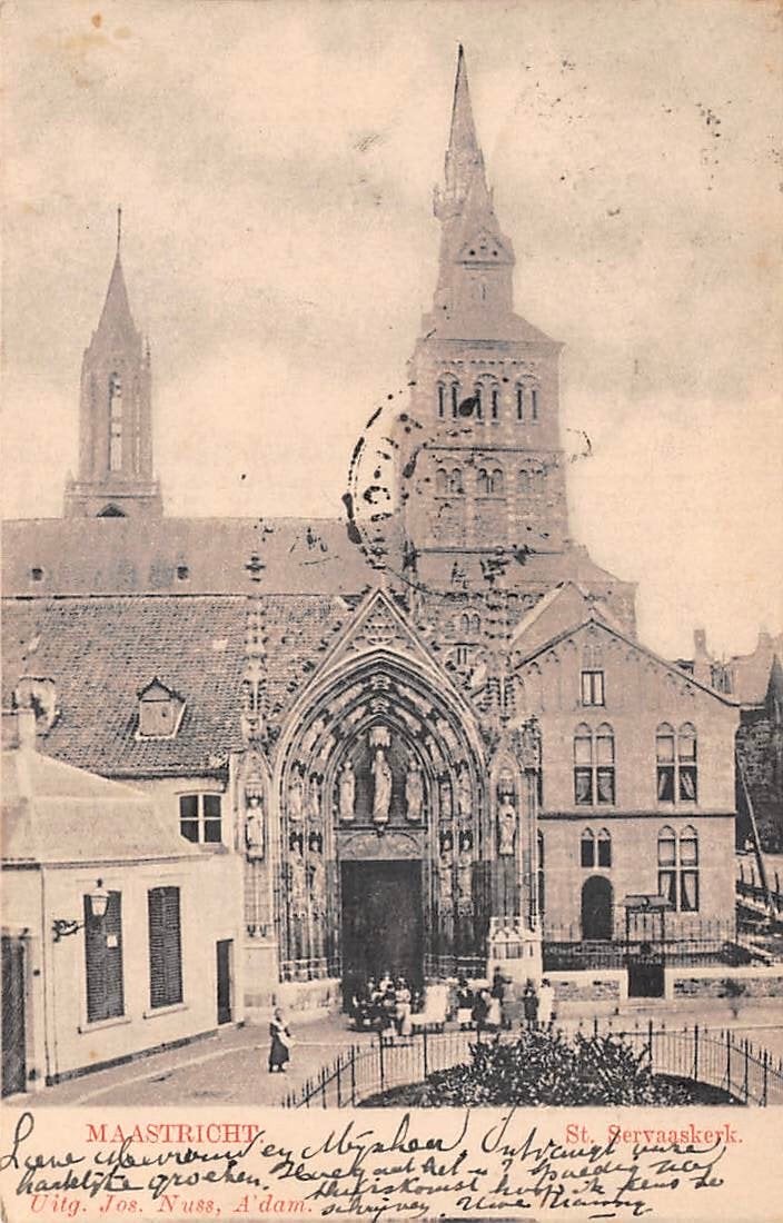 Maastricht St. Servaaskerk 1901, Verzenden, Voor 1920, Gelopen, Limburg
