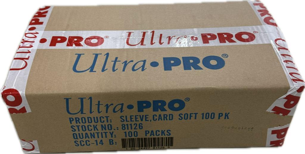 Ultra Pro – Soft Sleeves Case – 100 packs, Ophalen, Nieuw, Sleeves of Kaarthoesjes, Foil