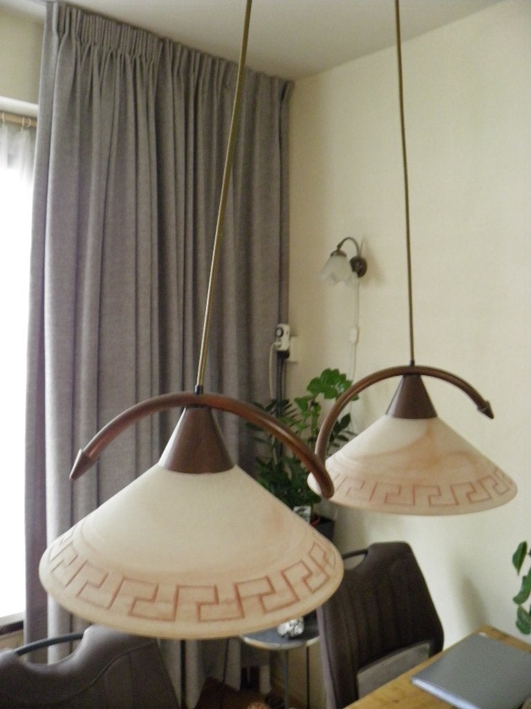 hanglamp, Ophalen, Zo goed als nieuw, Glas, Griekse