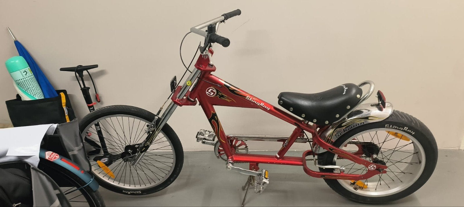 Schwinn Sting-Ray Chopper Fiets - Rood, Ophalen