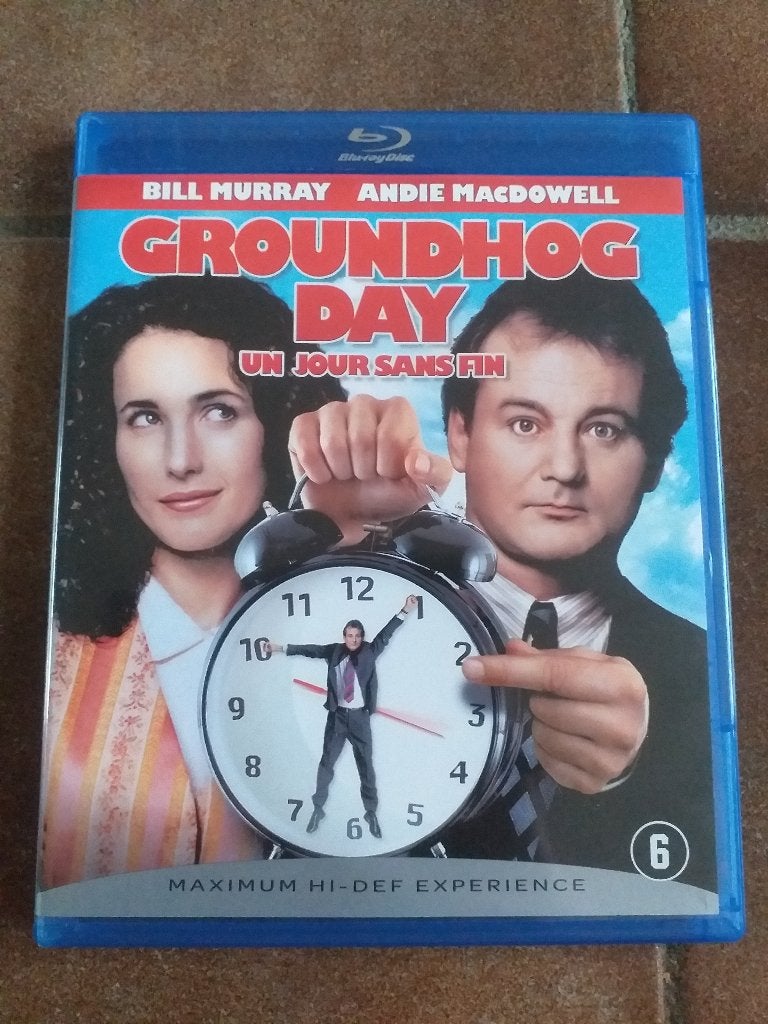 Groundhog Day Bluray, Ophalen of Verzenden, Zo goed als nieuw, Humor en Cabaret