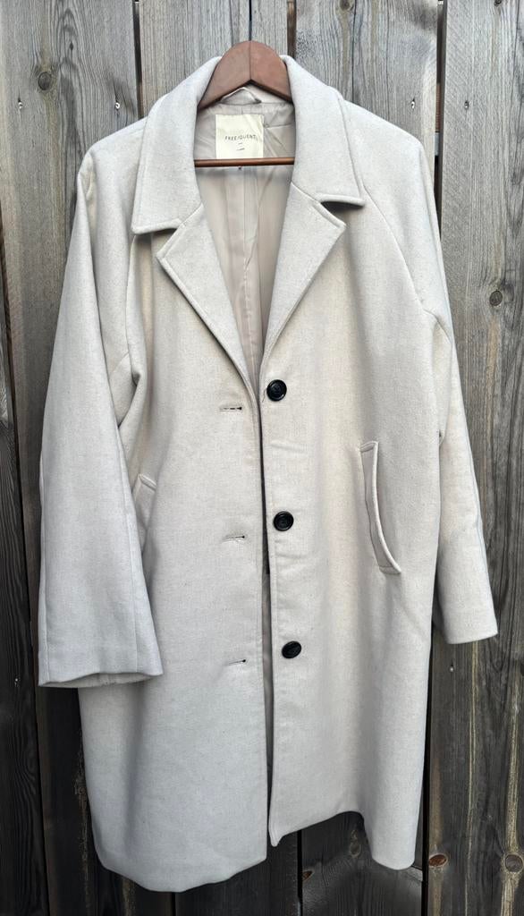FREE/QUENT Lange jas Model 'MELLON, Kleding | Dames, Grote Maten, Ophalen of Verzenden, Zo goed als nieuw, Jas of Mantel