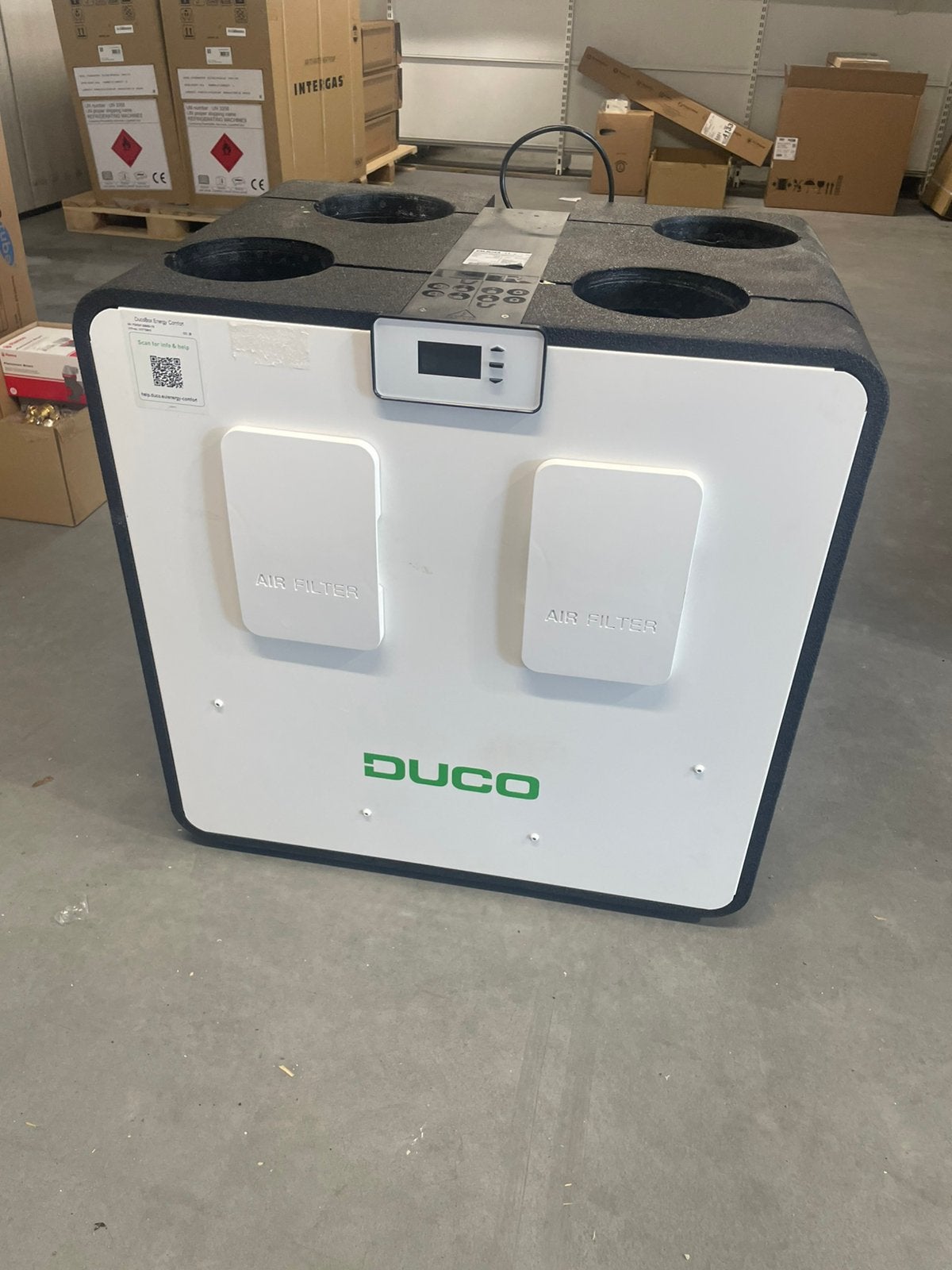 DUCO WtW box 325m3, Witgoed en Apparatuur, Ophalen, Zo goed als nieuw, Luchtreiniger