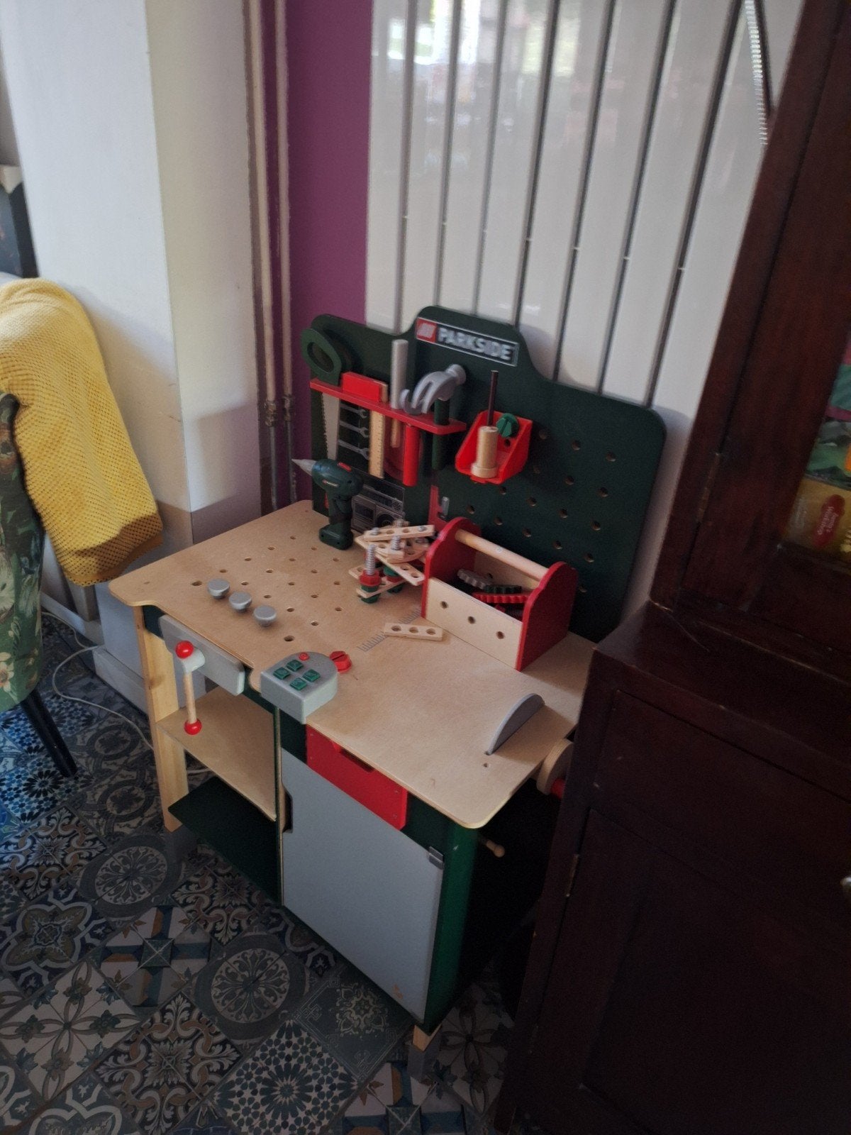 Lidl Parkside Werkbank voor Kinderen - Leuk voor December!, Kinderen en Baby's, Speelgoed | Educatief en Creatief, Ophalen, Gebruikt