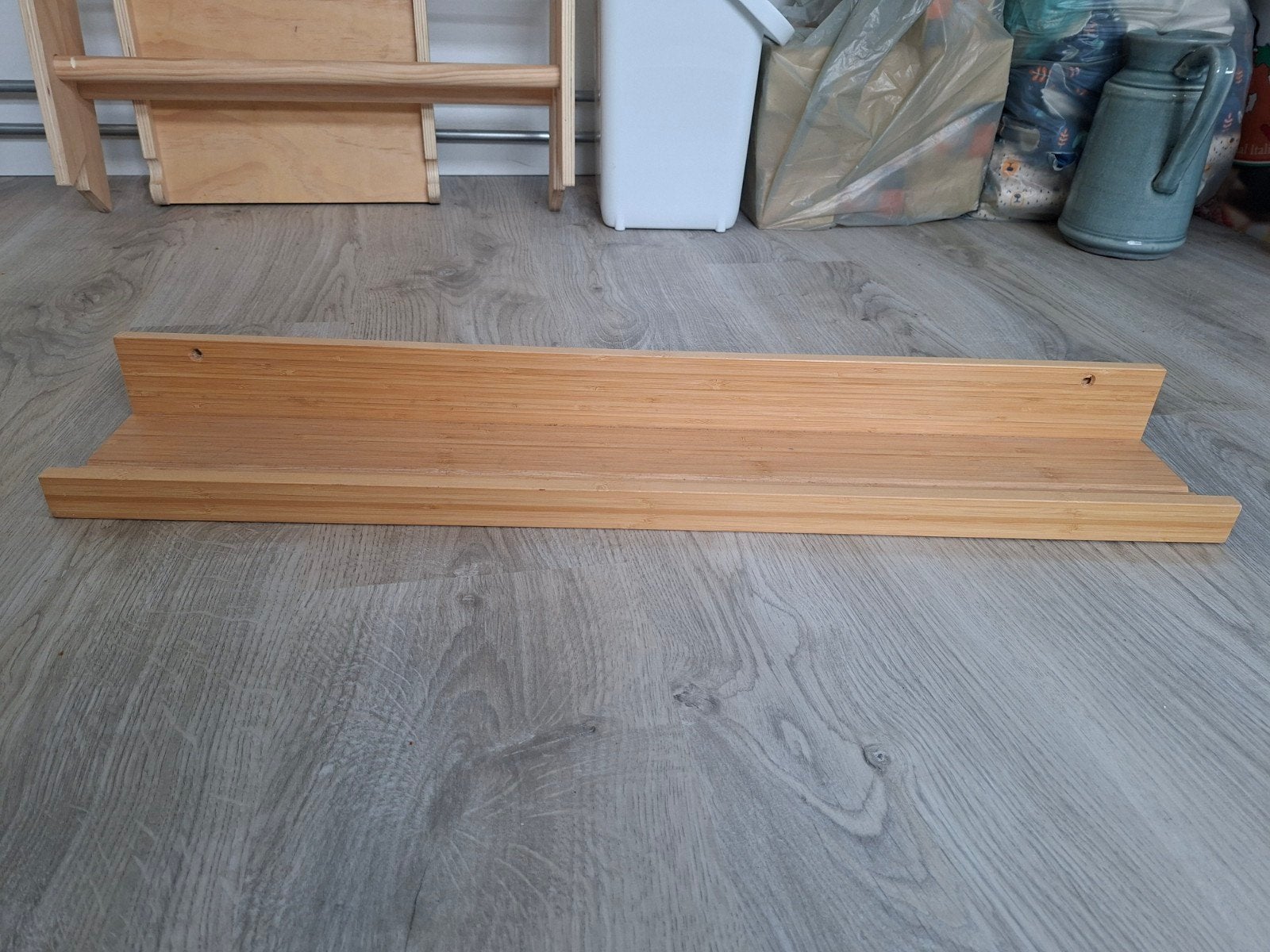 IKEA MÅLERÅS Bamboe Fotolijst Plank 75 cm, Ophalen, Zo goed als nieuw
