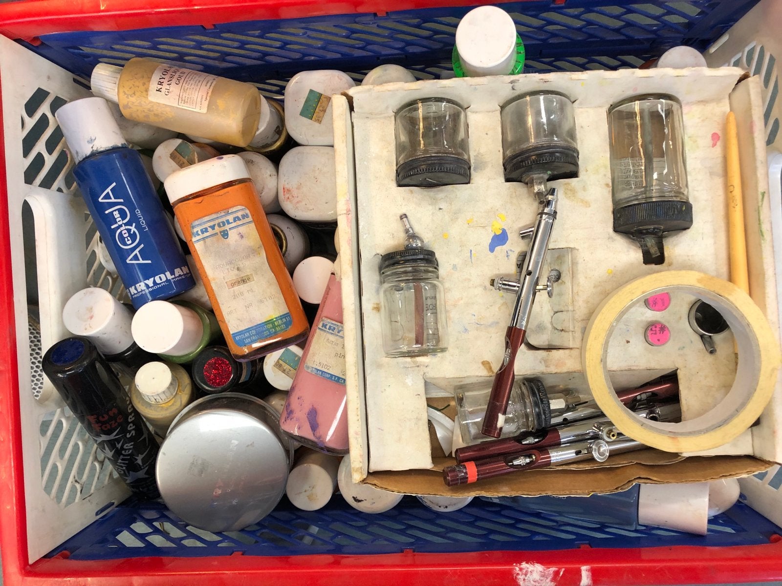 Body Paint Airbrush Set - Zonder Compressor, Ophalen, Gebruikt, Overige kleuren, Gehele gezicht