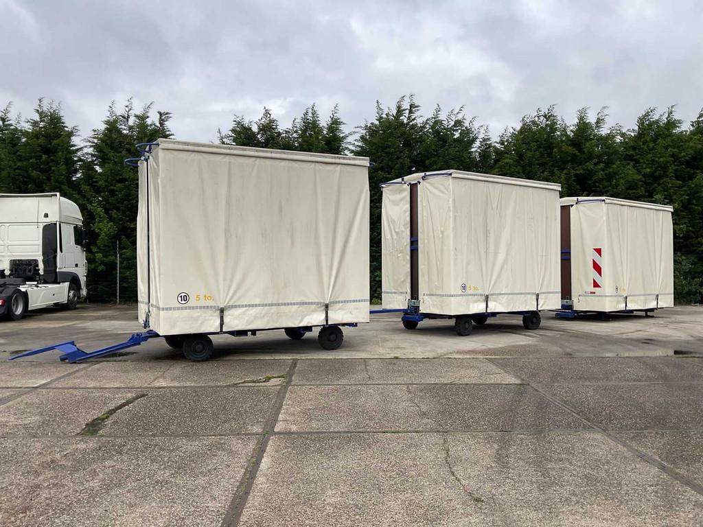 Sterk Trailers Industriële aanhangwagen (3x), Overige brandstoffen, Bedrijf, Aanhangers en Opleggers, Te koop