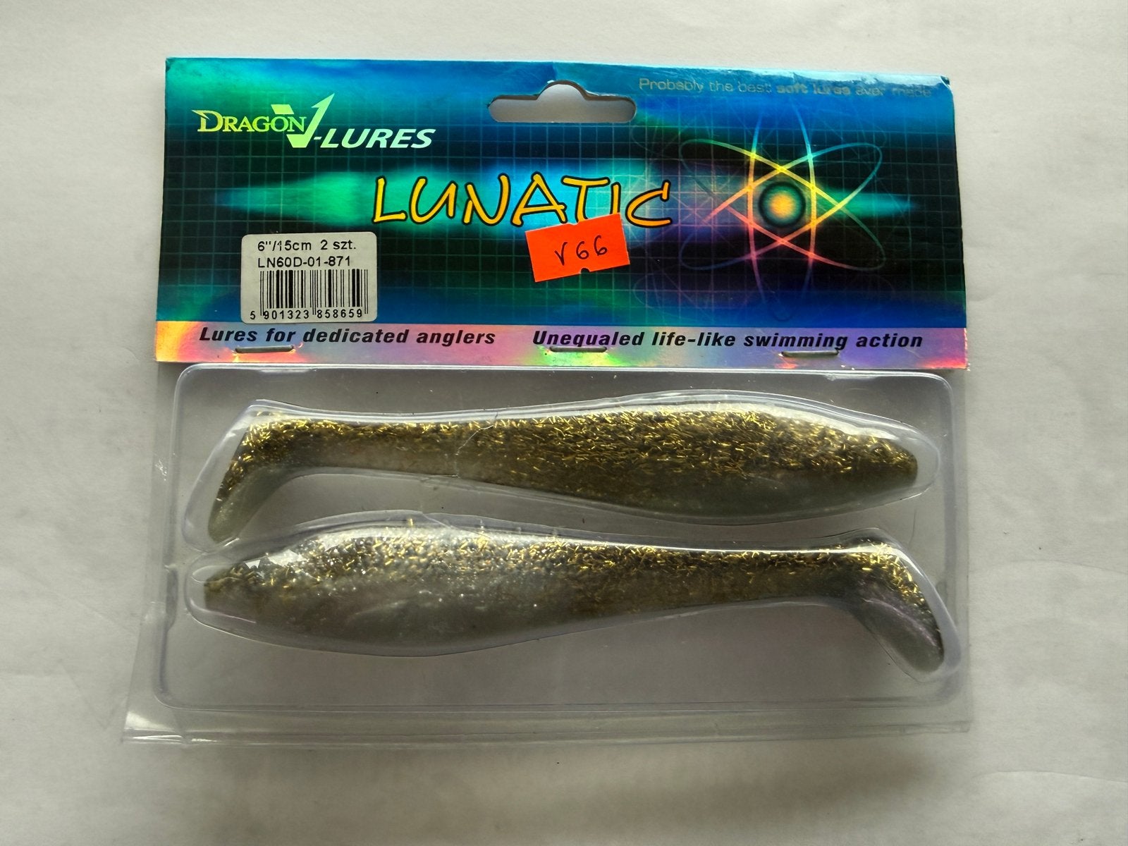 Dragon V-Lures Lunatic 15cm 2 stuks nieuw V66, Watersport en Boten, Ophalen of Verzenden, Zo goed als nieuw, Overige typen