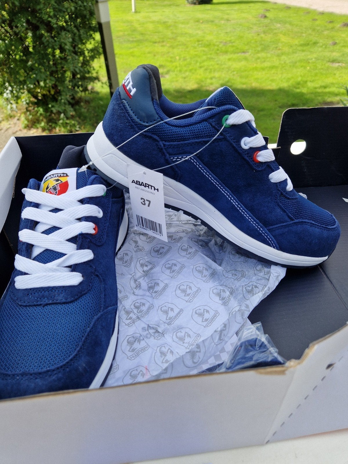 Abarth Safety Footwear Sneakers Maat 37 - Nieuw in doos, Kleding | Dames, Ophalen, Blauw, Nieuw, Sneakers of Gympen