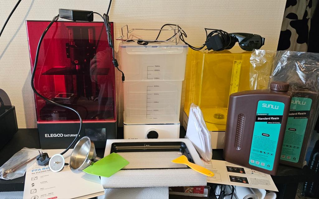 Elegoo 3D Saturn 8K printer compleet, Computers en Software, 3D Printers, Ophalen, Nieuw