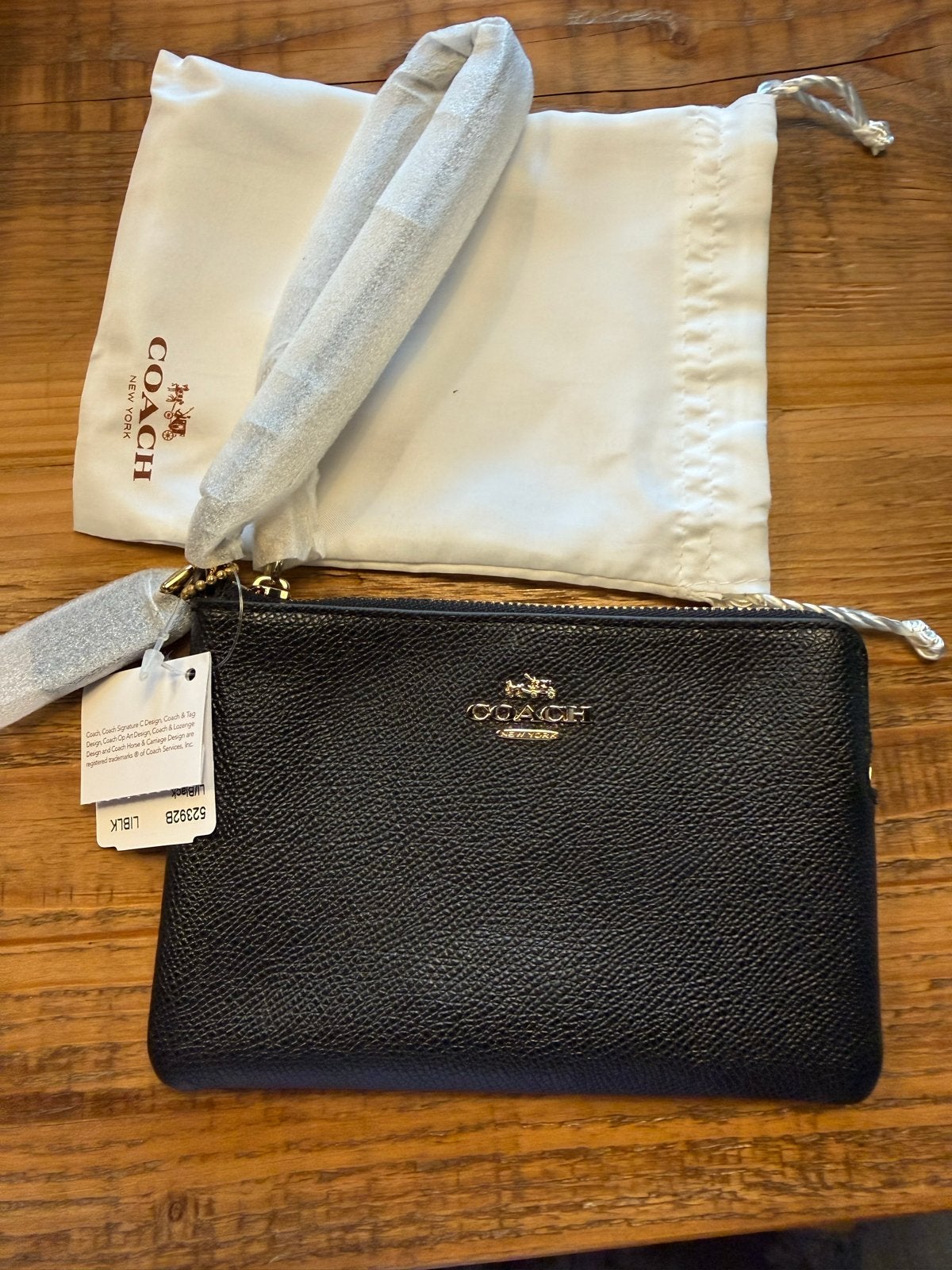 Coach portemonnee, nieuw met labels en dustbag, Overige merken, Zwart, Nieuw, Ophalen of Verzenden