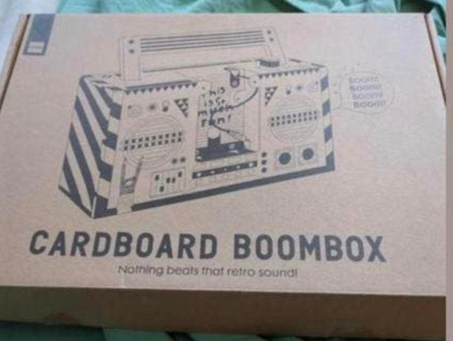 Hema Kartonnen Boombox - Versterk je geluid op vakantie!, Ophalen of Verzenden, Nieuw, Overige typen