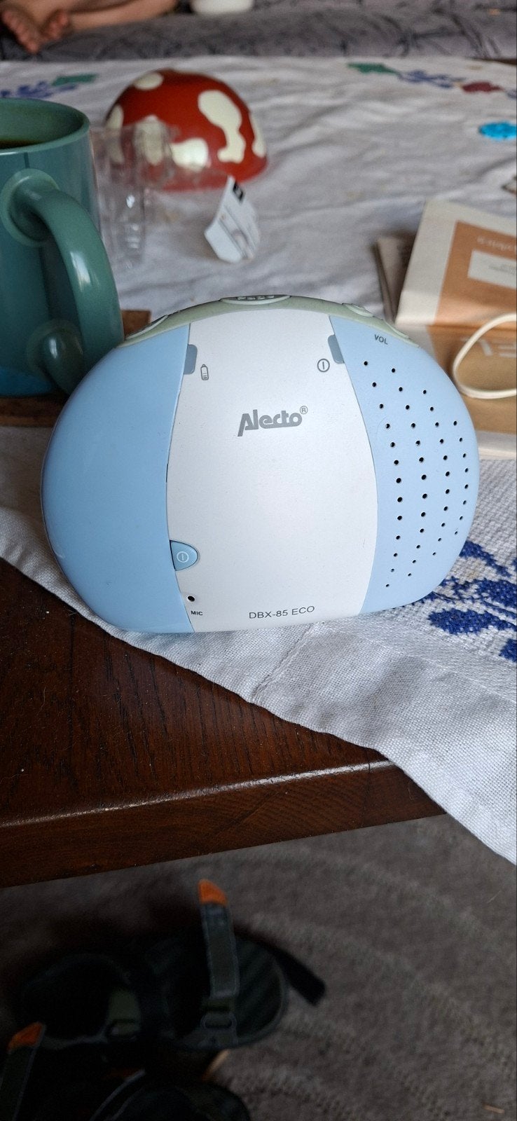 Alecto DBX-85 ECO Babyfoon met Oplaadstation, Kinderen en Baby's, Babyfoons, Ophalen, Gebruikt, 250 meter of meer, Digitaal