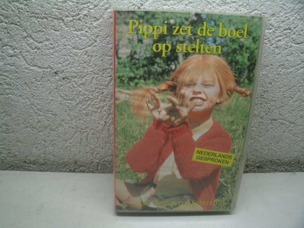 vhs 176a pippi langkous zet de boel op stelten, Ophalen of Verzenden, VHS
